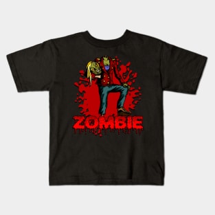 Zombie woman Kids T-Shirt